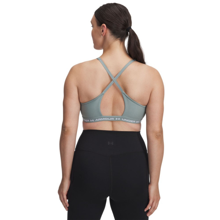 Under Armour Reggiseno Sportivo Crossback Low Mid Support Salvia Donna
