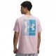Under Armour Maglietta Palestra Logo Back Rosa Uomo