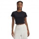 Under Armour Maglietta Palestra Crop Nero Donna