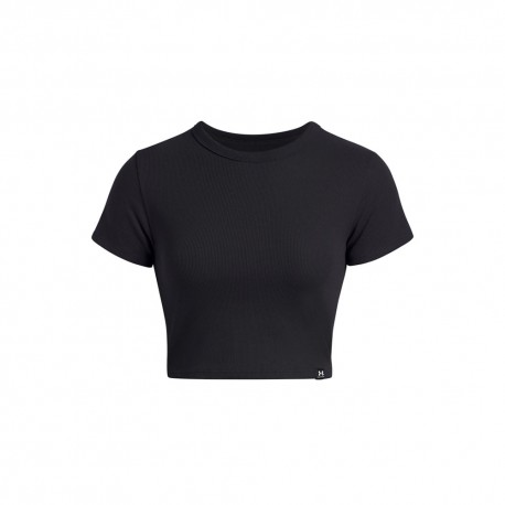 Under Armour Maglietta Palestra Crop Nero Donna