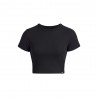 Under Armour Maglietta Palestra Crop Nero Donna
