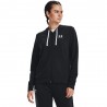 Under Armour Felpa Palestra Con Cerniera Nero Donna