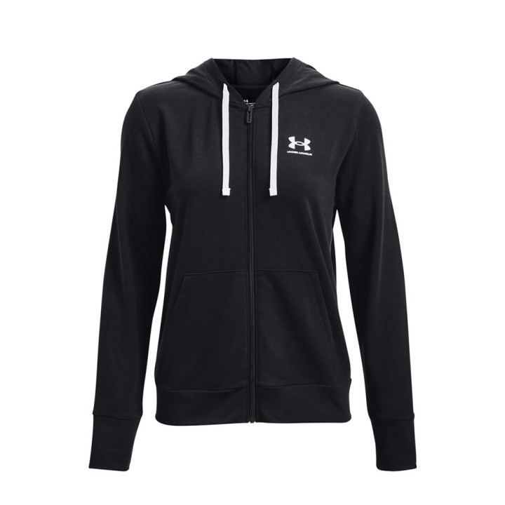 Under Armour Felpa Palestra Con Cerniera Nero Donna
