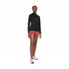 On Felpa Running Climate Zip Nero Donna