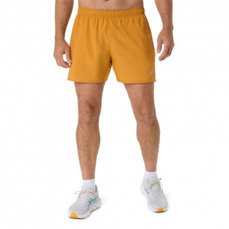 Asics Marrone-Beige Men's Short Core 5-Inch Sandstorm - Immagine 2
