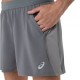 Asics Pantaloncini Running Road 5" Clay Grigio Uomo