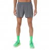 Asics Pantaloncini Running Road 5" Clay Grigio Uomo