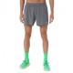 Asics Pantaloncini Running Road 5" Clay Grigio Uomo