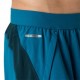 Asics Pantaloncini Running Road 5" Tranquil Teal Dark Teal Yamabuki Uomo
