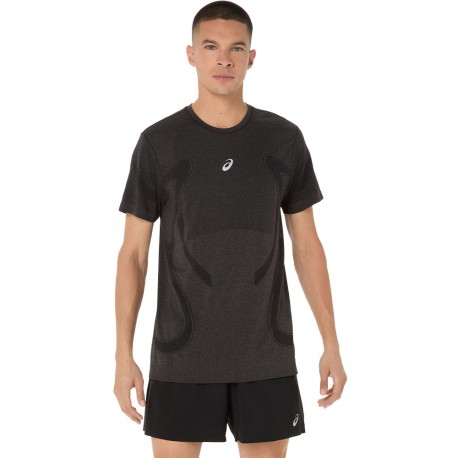 Asics Maglia Running Road Seamless Performance Nero Uomo