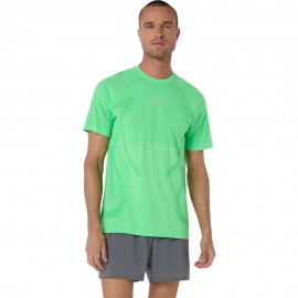 Asics Maglia Running Road Seamless Vital Verde Uomo