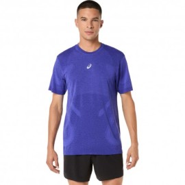 Asics Maglia Running Road Seamless Cobalt Burst Eggplant Uomo