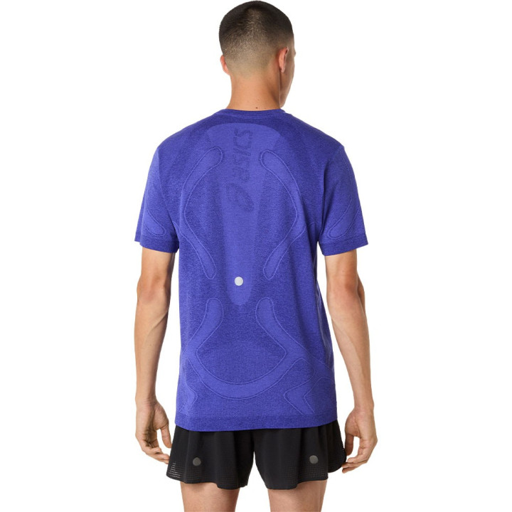 Asics Maglia Running Road Seamless Cobalt Burst Eggplant Uomo