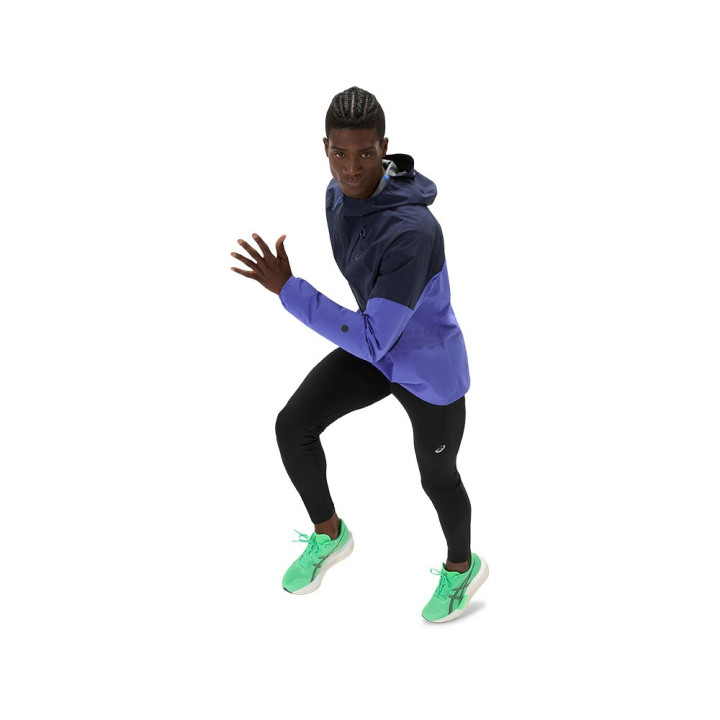 Asics Giacca Running Legend Metarun Blu Viola Uomo