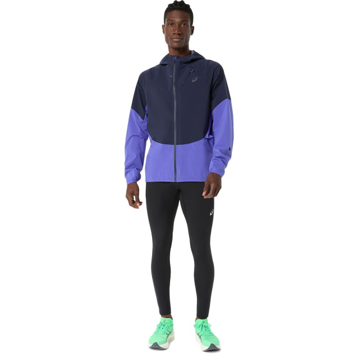 Asics Giacca Running Legend Metarun Blu Viola Uomo