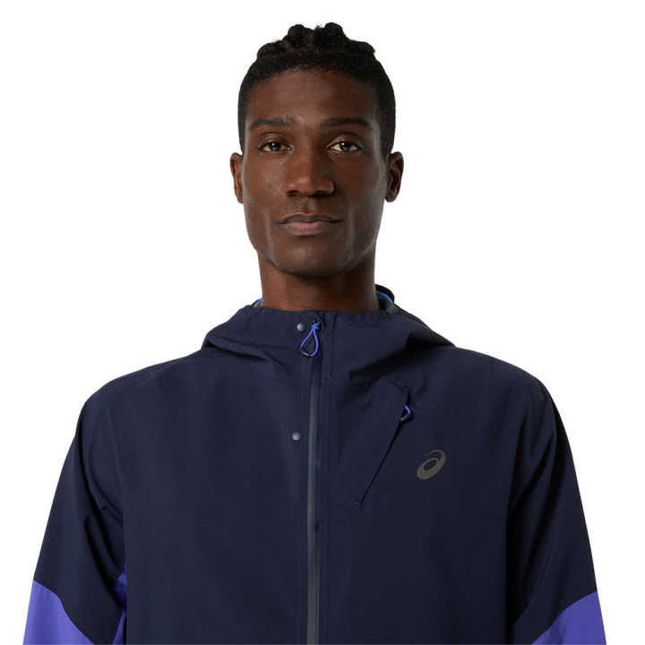 Asics Giacca Running Legend Metarun Blu Viola Uomo