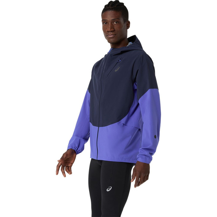 Asics Giacca Running Legend Metarun Blu Viola Uomo