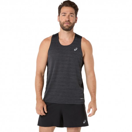 Asics Canotta Running Road Performance Nero Uomo