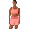 Asics Reggiseno Sportivo Compression Road Sun Coral Donna
