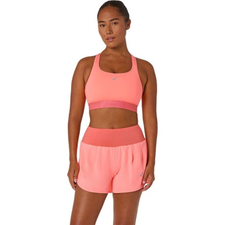 Asics Reggiseno Sportivo Compression Road Sun Coral Donna