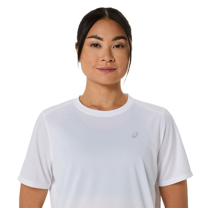 Asics Maglia Running Core Brillant Bianco Donna
