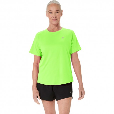 Asics Maglia Running Core Illuminate Verde Donna