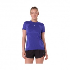 Asics Maglia Running Road Seamless Cobalt Burst Eggplant Donna