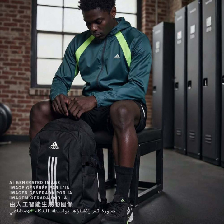 Adidas Zaino Calcio Apwr Nero/Bianco