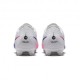 Nike Tiempo Maestro Academy Fg Mg Bianco Nero Rosa - Scarpe Da Calcio Uomo