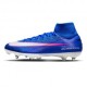 Nike Mercurial Zm Superfly 10 Elt Sg-Pro Blu Bianco - Scarpe Da Calcio Uomo