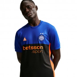 Maniche Corte Inter 4 blue arancio