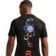Nike Maglia Maniche Corte Inter Pre-Match Blue Arancio Uomo