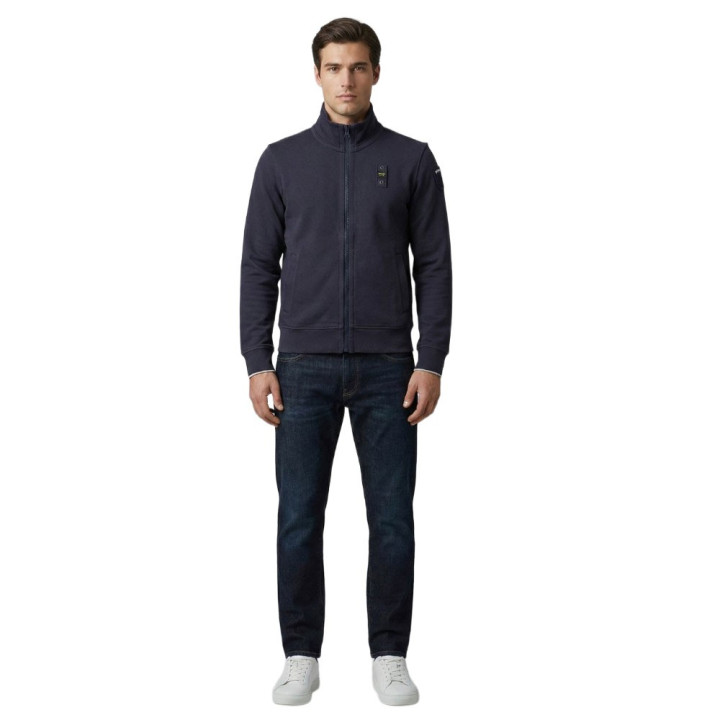 Blauer Felpa Con Cerniera City New Blu Uomo
