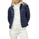Blauer Piumino Bottoni Moon Blu Donna