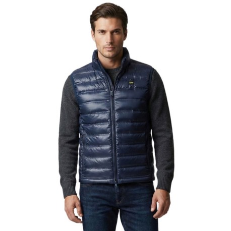 Blauer Gilet Sportivo Classic Blu Uomo