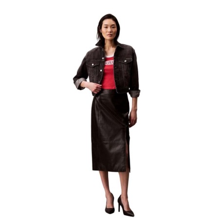 Calvin Klein Pantaloni Cargo Nero Donna