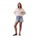 Calvin Klein Shorts Denim Azzurro Donna
