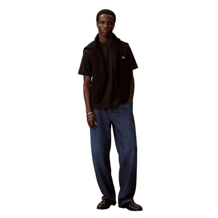 Calvin Klein T-Shirt Con Taschino Logo Nero Uomo