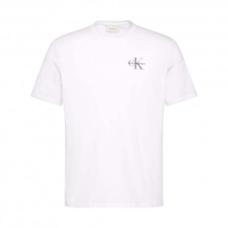 Calvin Klein T-Shirt Classic Logo Bianco Uomo