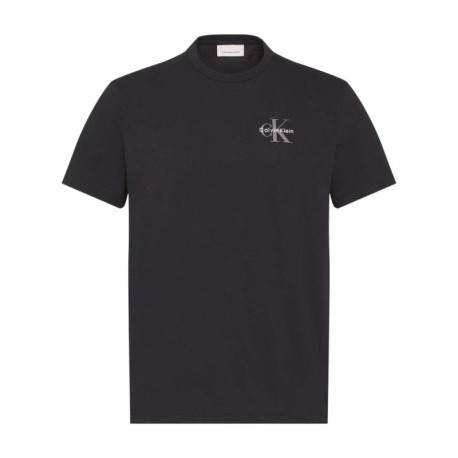 Calvin Klein T-Shirt Classic Logo Nero Uomo