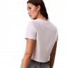 Calvin Klein Cropped T-Shirt Logo Bianco Donna