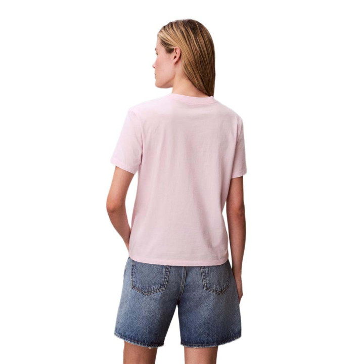 Calvin Klein T-Shirt Logo Classic Rosa Donna
