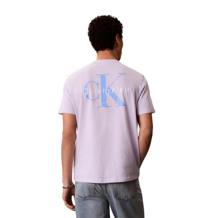 Calvin Klein T-Shirt Logo Classic Rosa Uomo