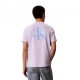 Calvin Klein T-Shirt Logo Classic Rosa Uomo