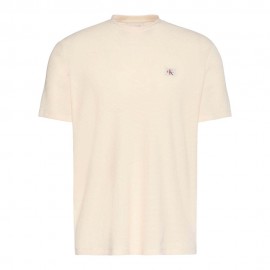 Calvin Klein T-Shirt Waffle Mm Bianco Uomo