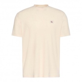 Calvin Klein T-Shirt Waffle Mm Bianco Uomo