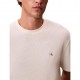 Calvin Klein T-Shirt Waffle Mm Bianco Uomo