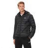 Ea7 Piumino Con Cappuccio Logo Nero Uomo