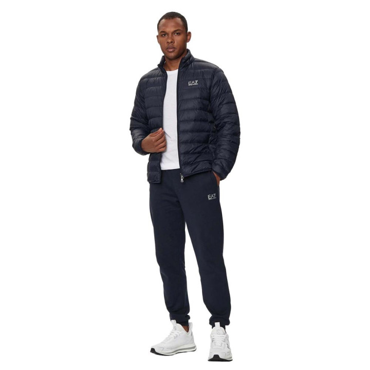 Ea7 Piumino Logo Blu Uomo