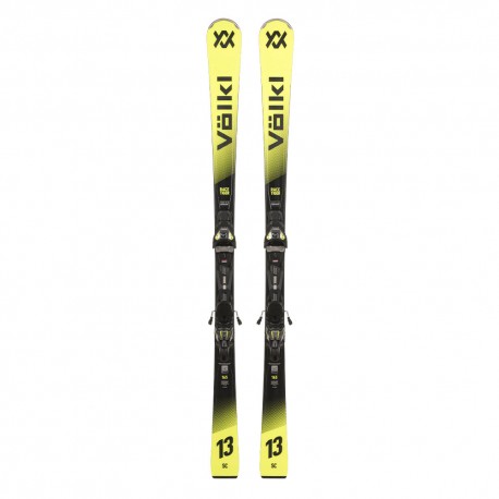 Volkl Racetiger Gs+Rm T12 Gw Nero Flo Rosso - Sci Uomo